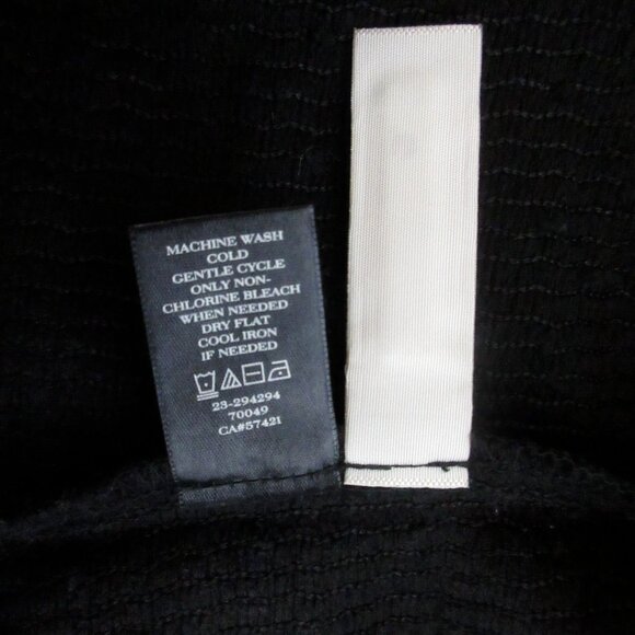 Ann Taylor Blouse Black Embellished Beaded Top Formal Rounded Neck Sleeveless - Picture 5 of 7